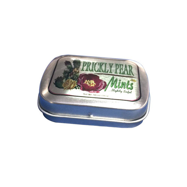 Wholesale Custom Rectangle Tin Box Candy Chewing Gum Gummies Mints Tin Can Chocolate Cookie Boxes