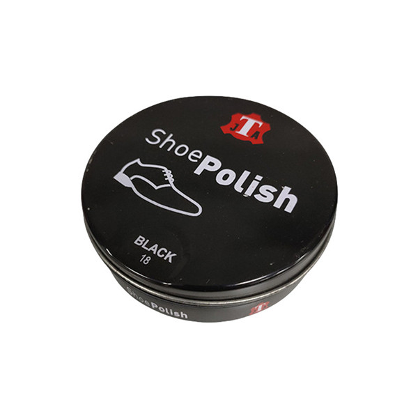 Shoe Polish Round Tin Can 100ml 80g With Press Open System