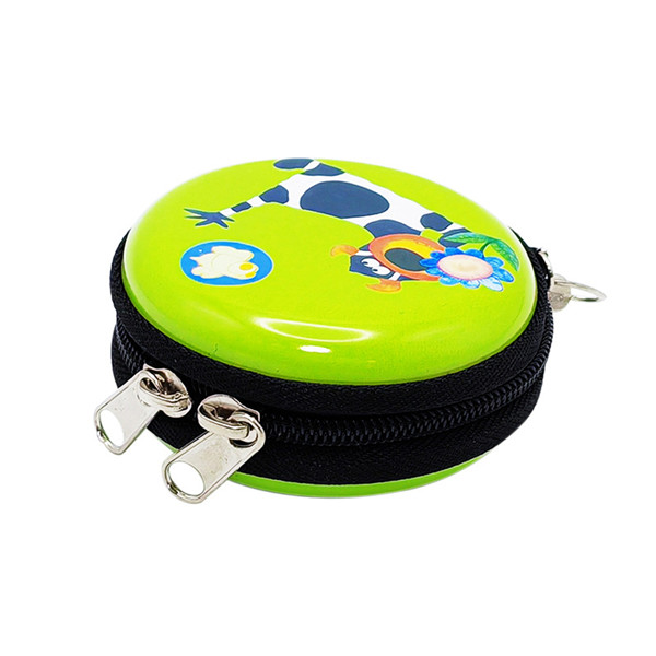 Custom Cute Chocolate Sweets Candy Tin Can Small Round Metal Gift Tin Box with Zipper